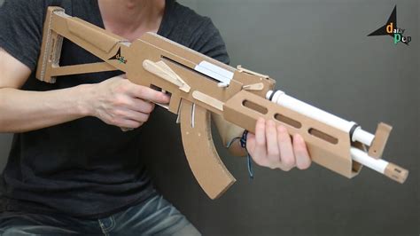 how do you make a cardboard gun